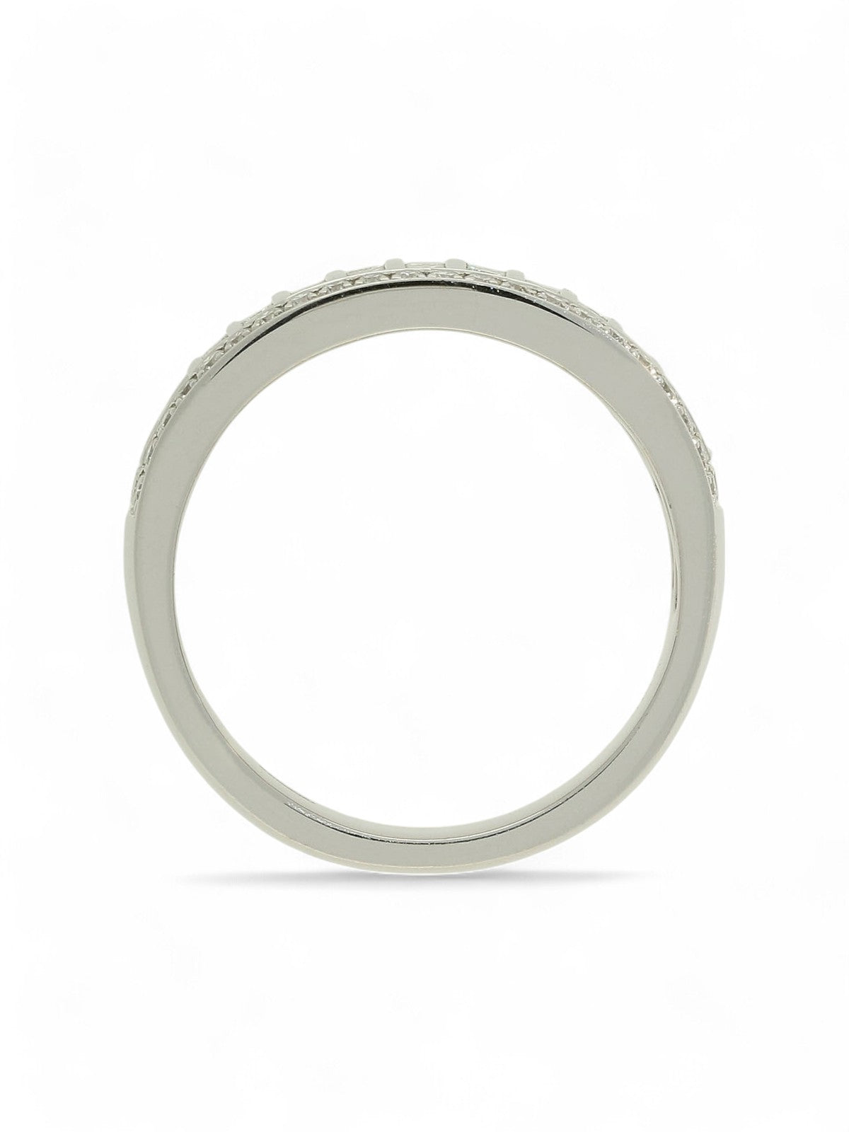 Diamond Cluster Ring 1.38ct Round Brilliant & Princess Cut in 18ct White Gold