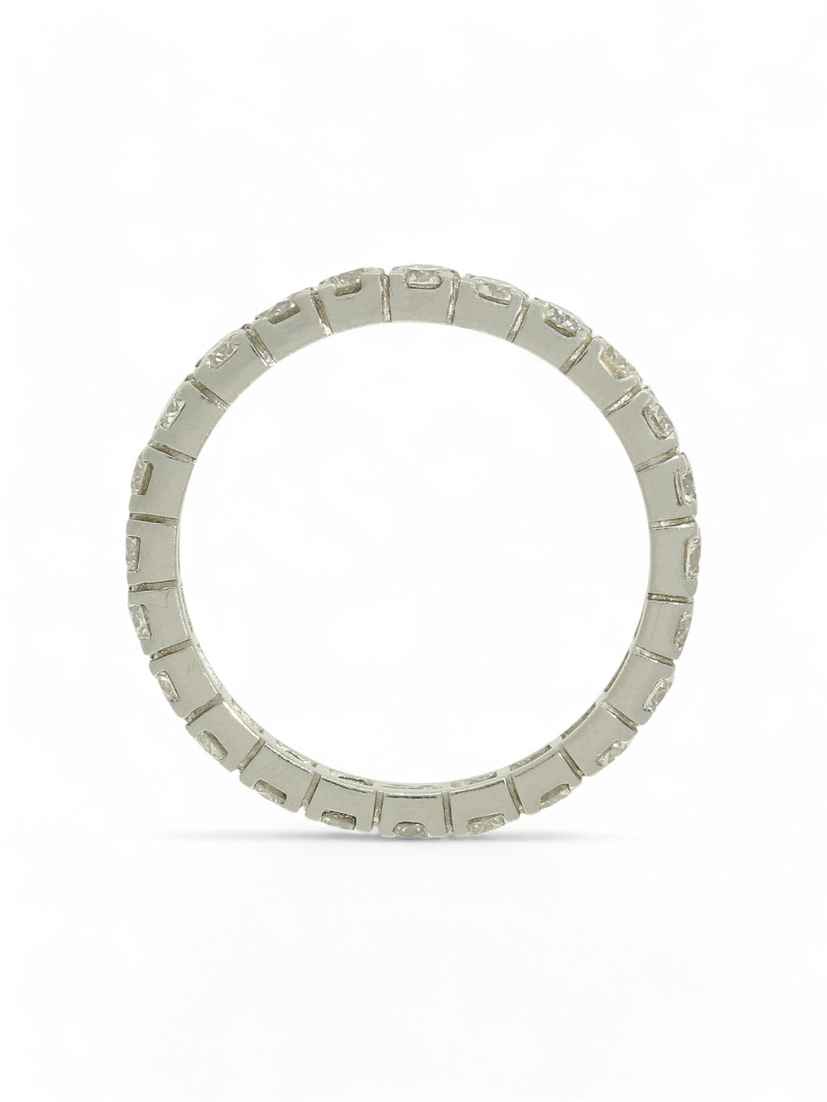 Diamond Full Eternity Ring 1.48ct Round Brilliant Cut in Platinum