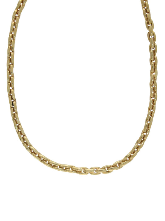 Oval Link Necklace in 9ct Yellow Gold