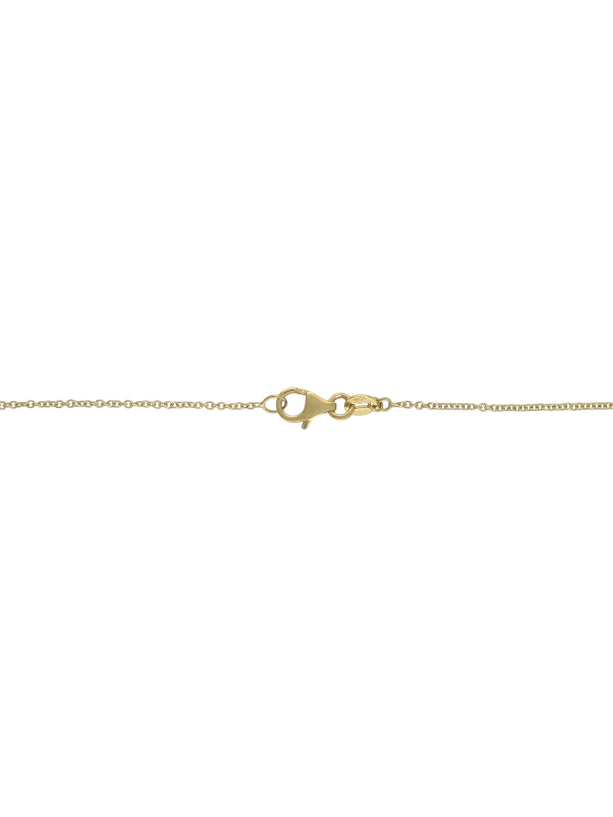Chain and Bead Drop Necklace in 9ct Yellow Gold