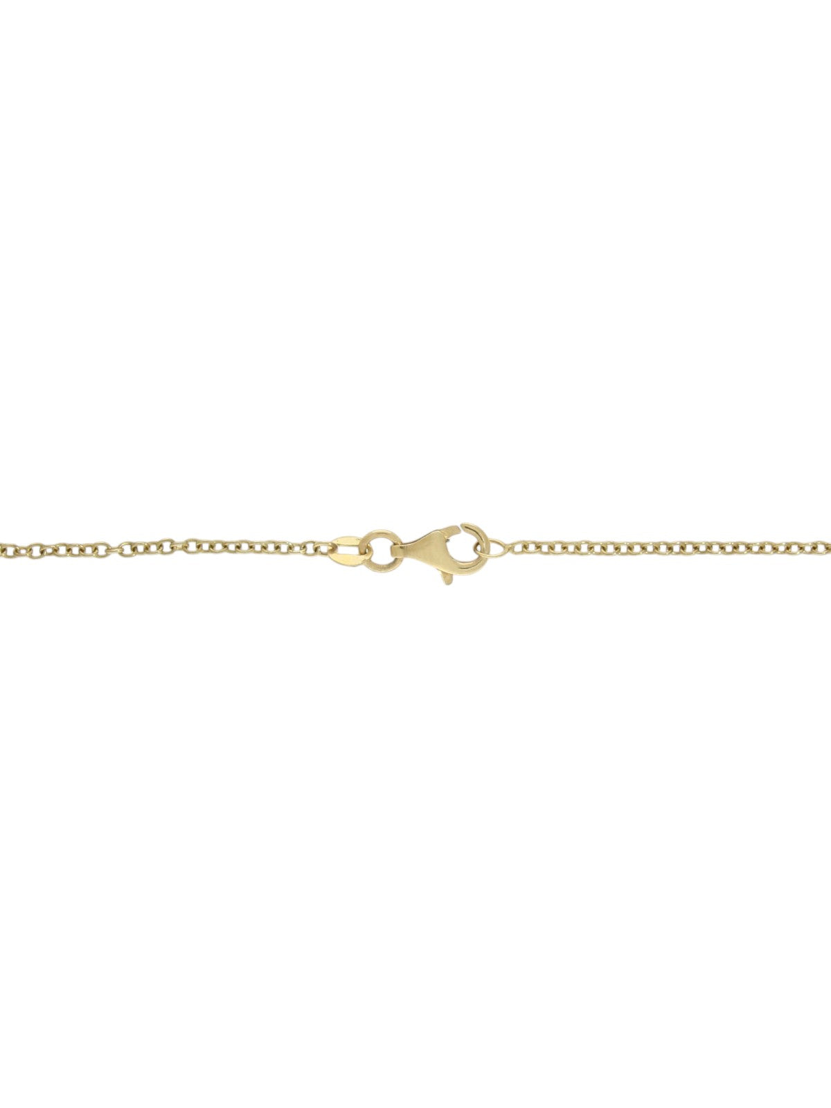 Peridot & Polished Bead Drop Pendant Necklace in 9ct Yellow Gold