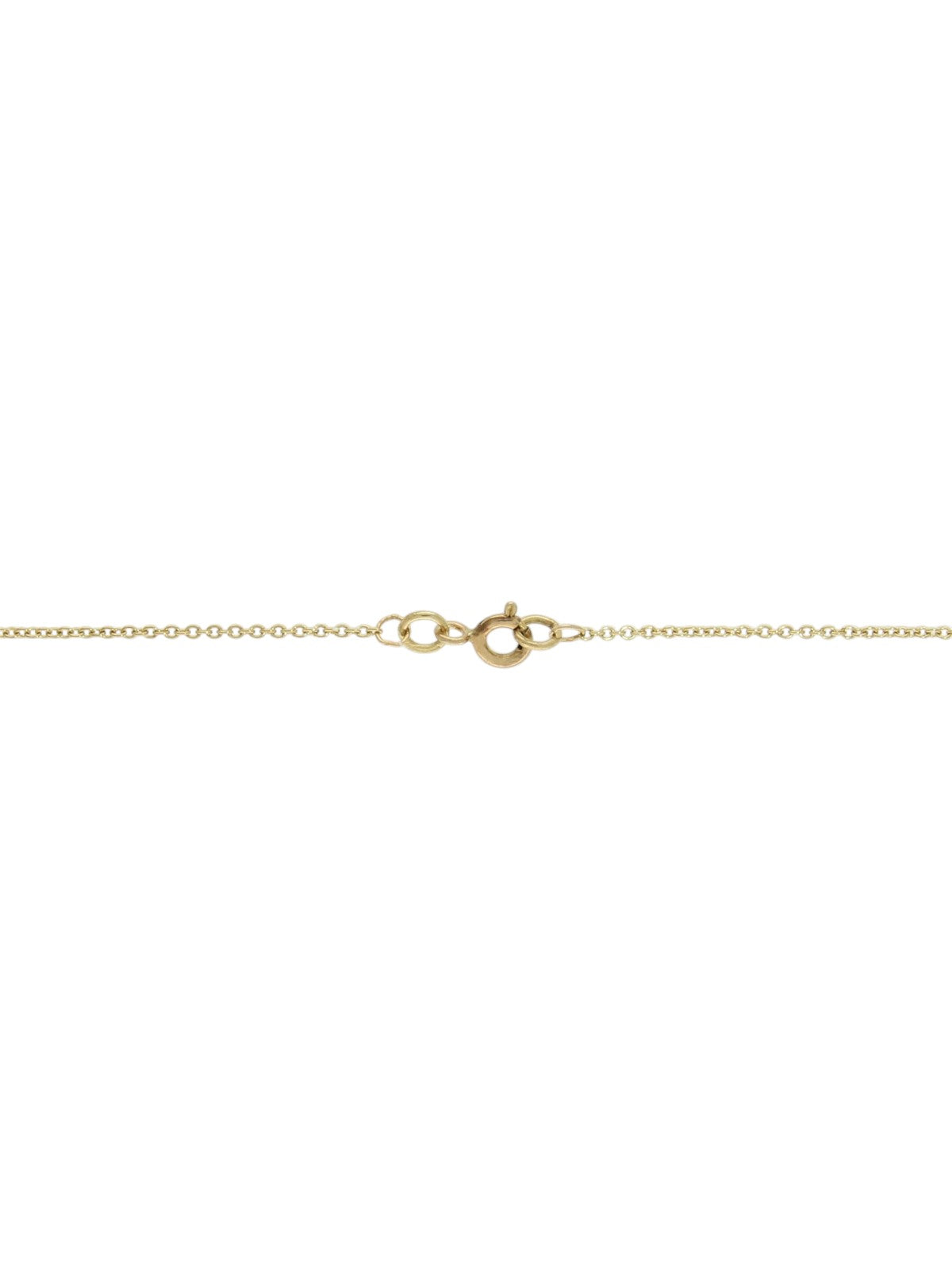Curved Cross Pendant Necklace 10x15mm in 9ct Yellow Gold