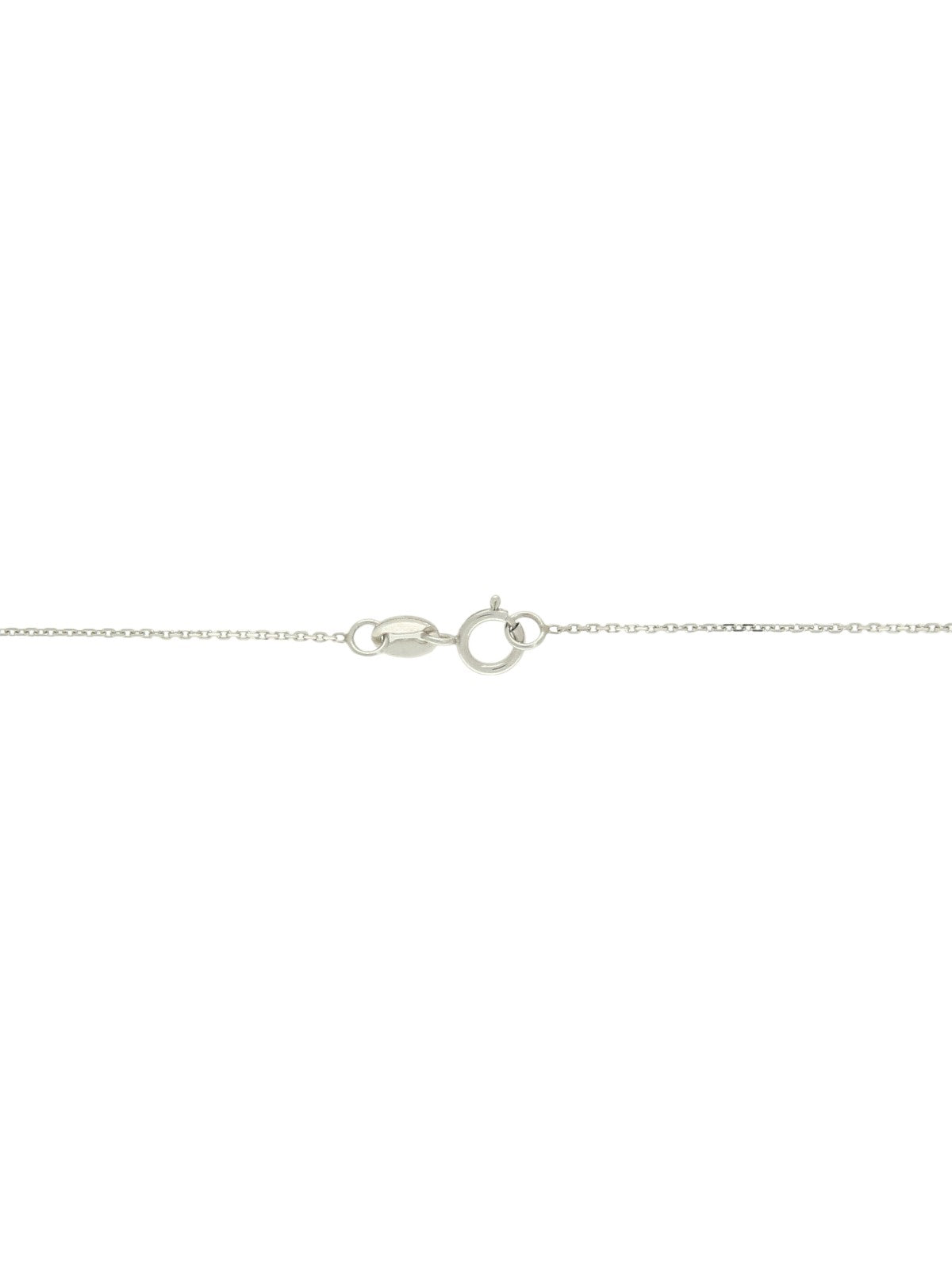 Diamond Cross Pendant Necklace in 9ct White Gold