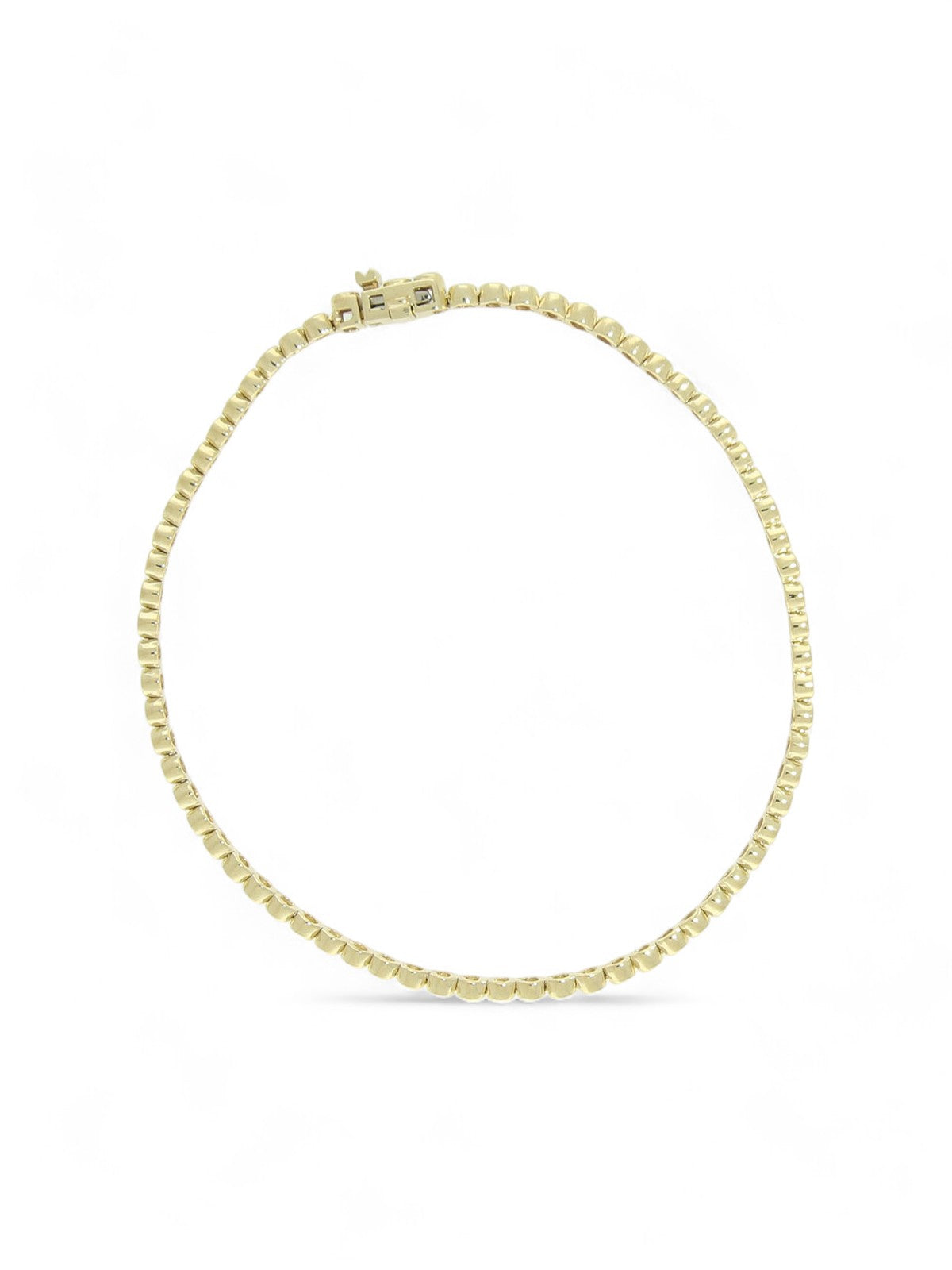 Diamond Line Bracelet 1.10ct in 9ct Yellow Gold