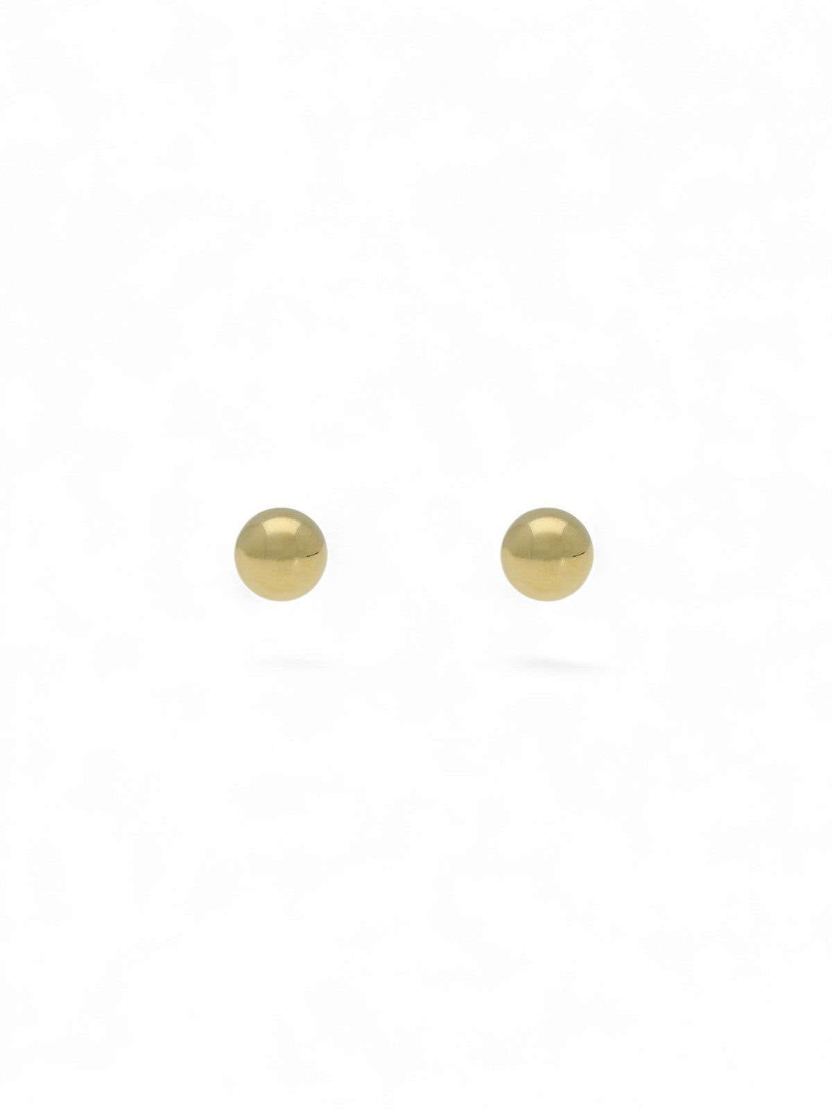 Ball Stud Earrings 3mm in 9ct Yellow Gold