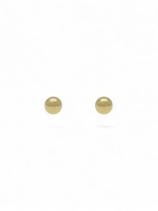 Ball Stud Earrings 3mm in 9ct Yellow Gold