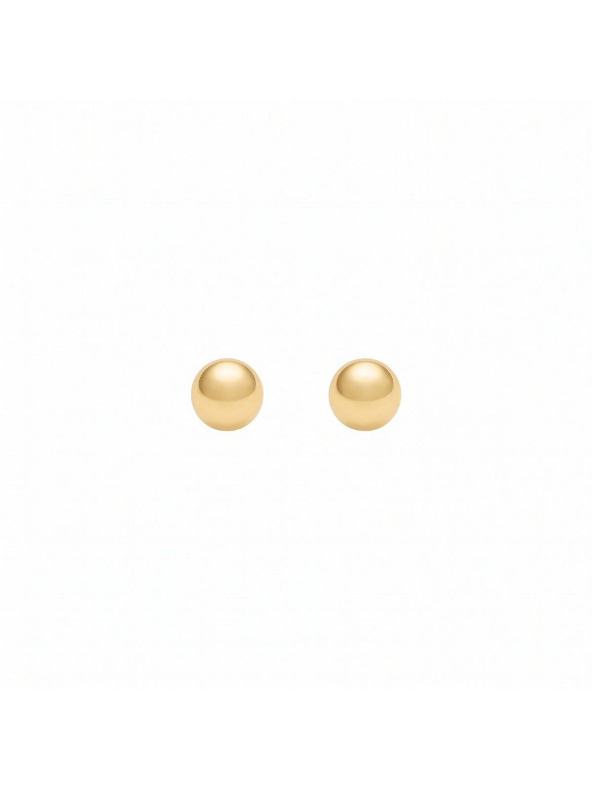 9ct Yellow Gold Ball Stud Earrings 3mm