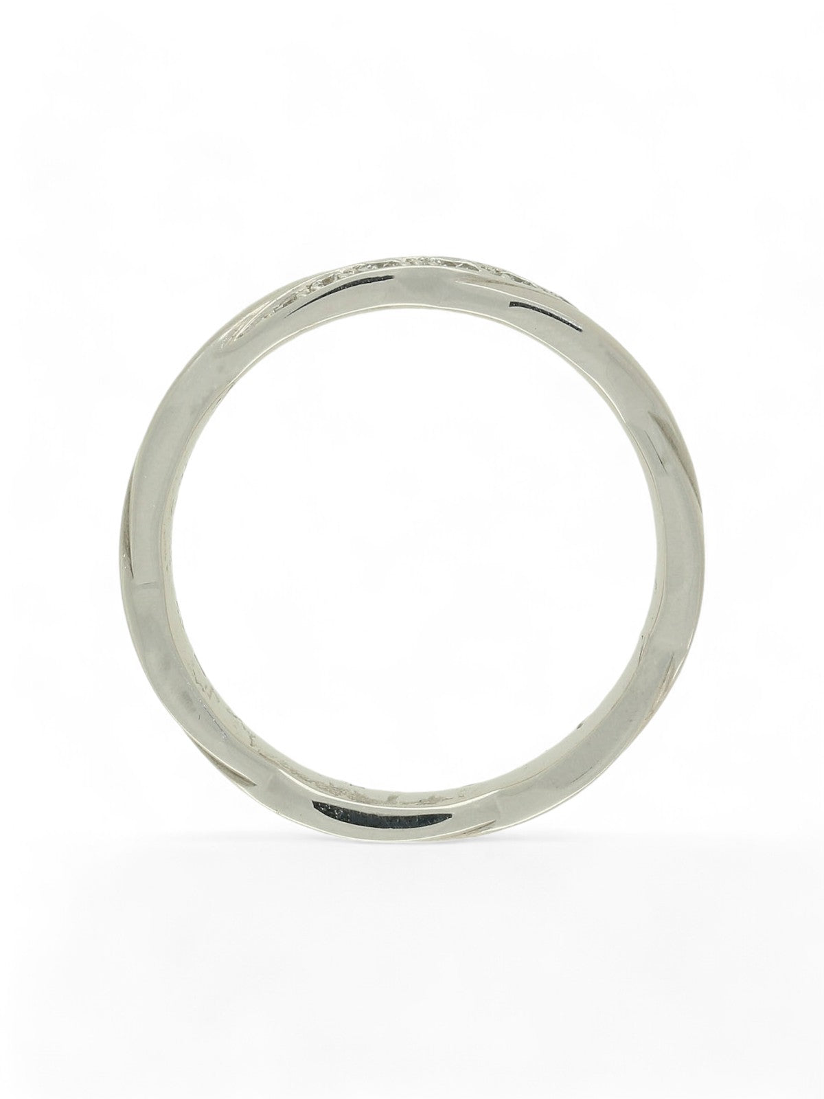 Pre Owned Diamond Wedding Ring in 18ct White Gold