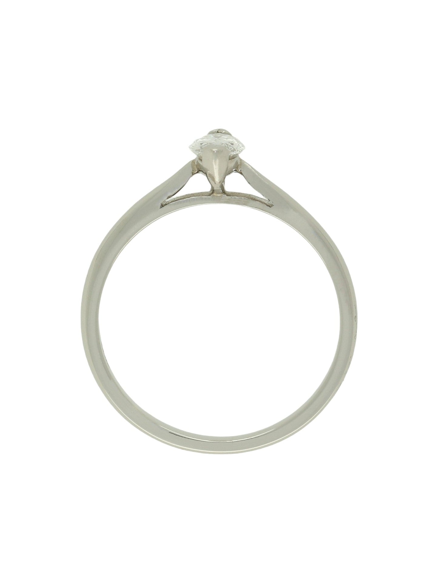 Pre Owned Diamond Marquise Cut Solitaire Ring in Platinum