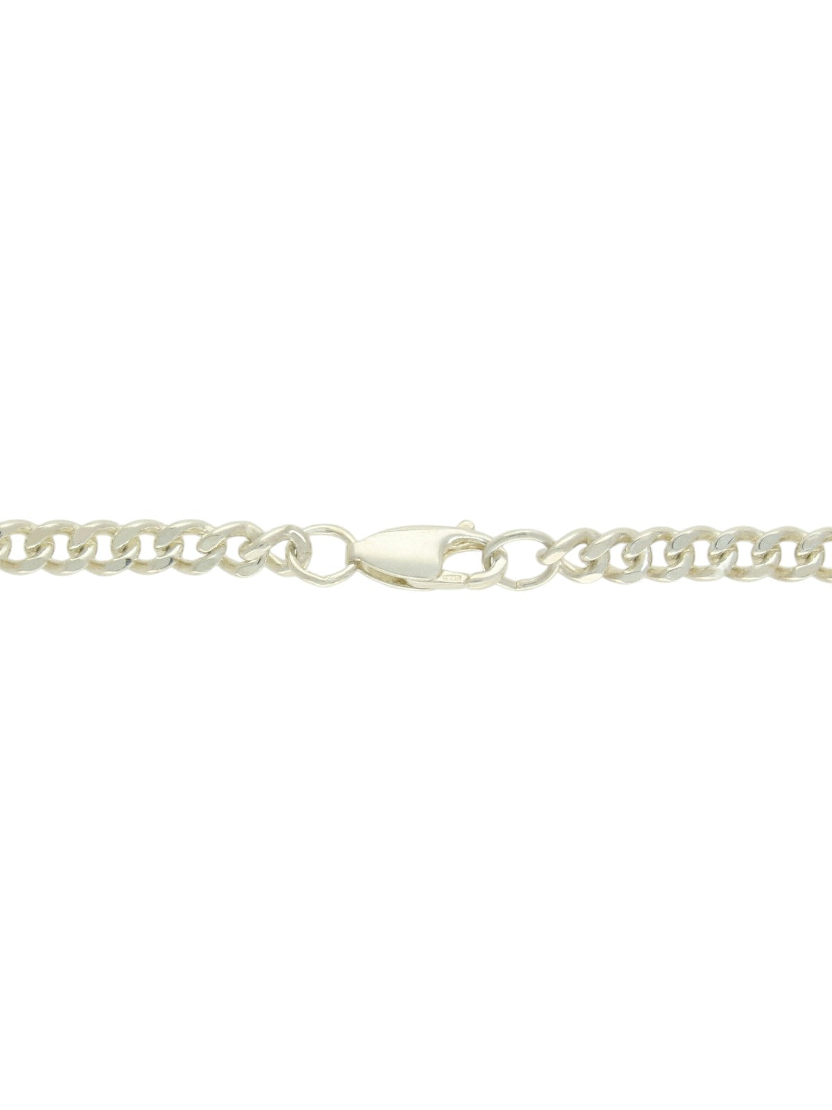 Pre Owned Filed Curb Chain in Silver