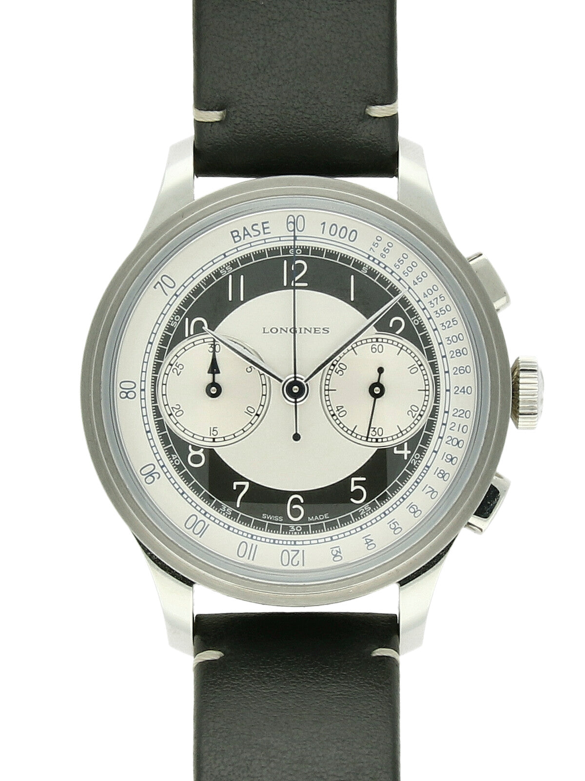 Pre Owned Longines Heritage Classic "Tuxedo" Chronograph Watch