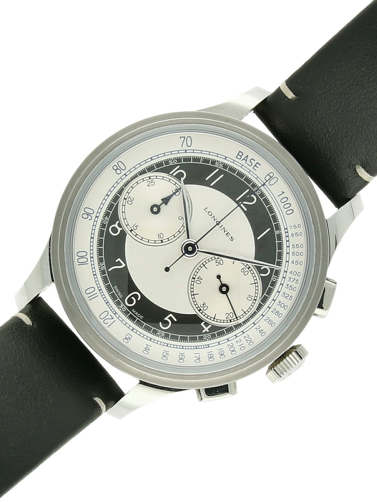 Pre Owned Longines Heritage Classic "Tuxedo" Chronograph Watch