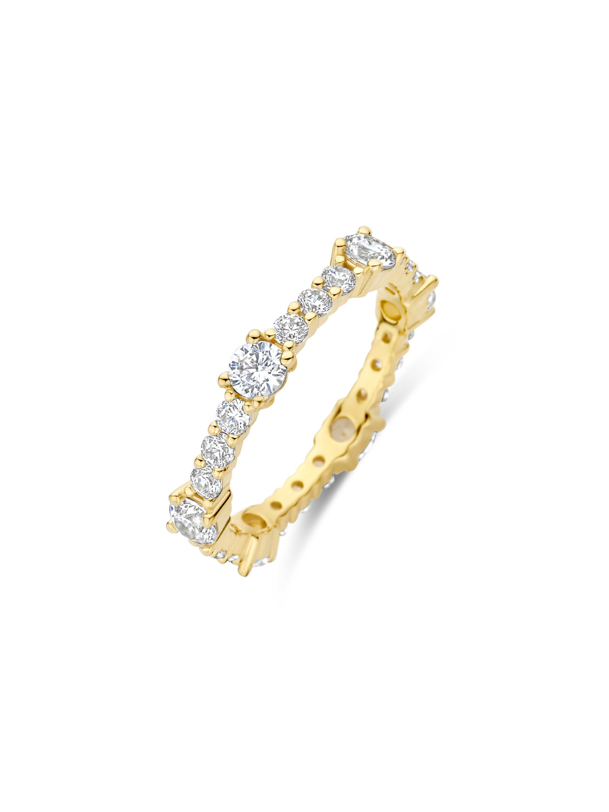 Ti Sento Eternity Tennis Ring - Size O ½ - 12428ZY