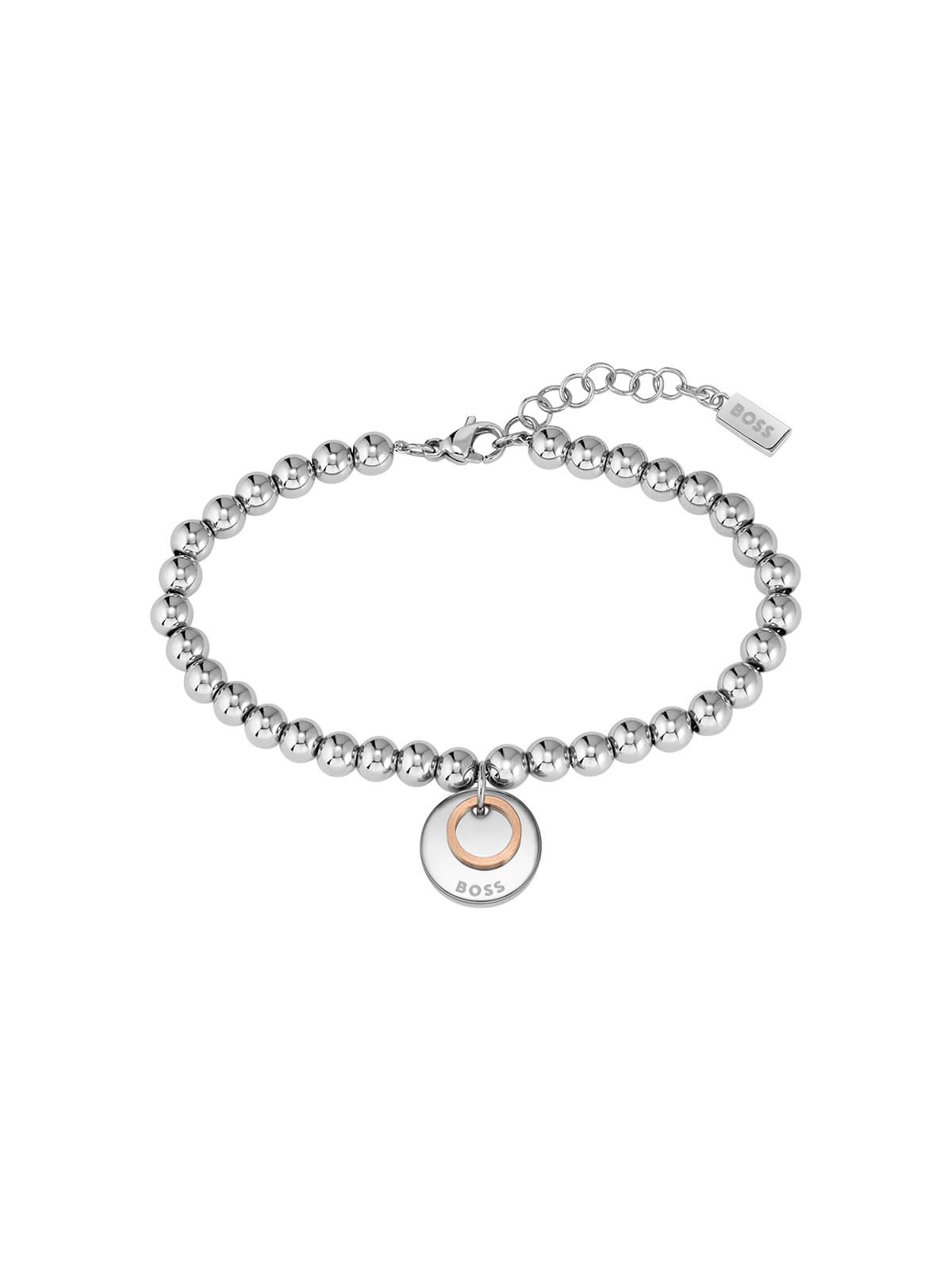 BOSS Medallion Bracelet in Stainless Steel 1580227