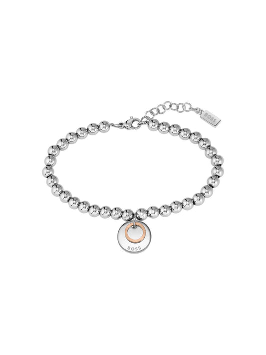 BOSS Medallion Bracelet in Stainless Steel 1580227
