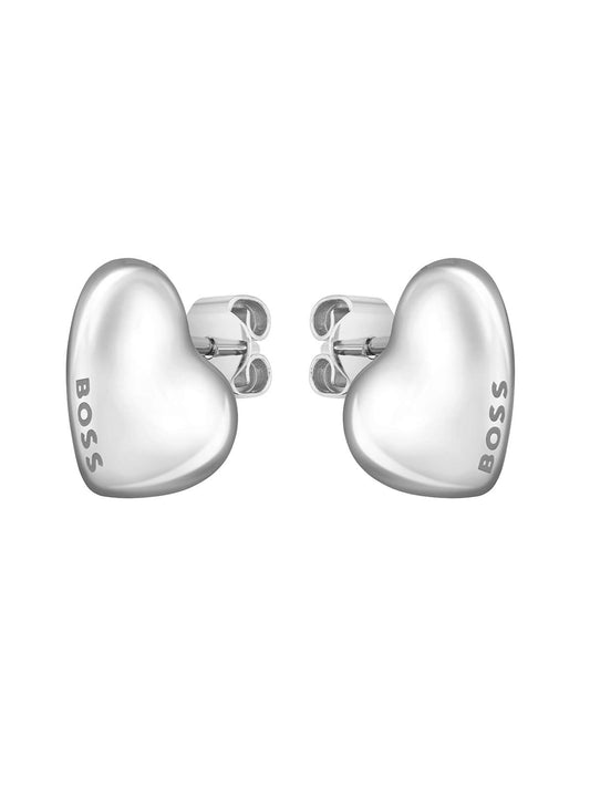 BOSS Honey Heart Earrings in Stainless Steel 1580863