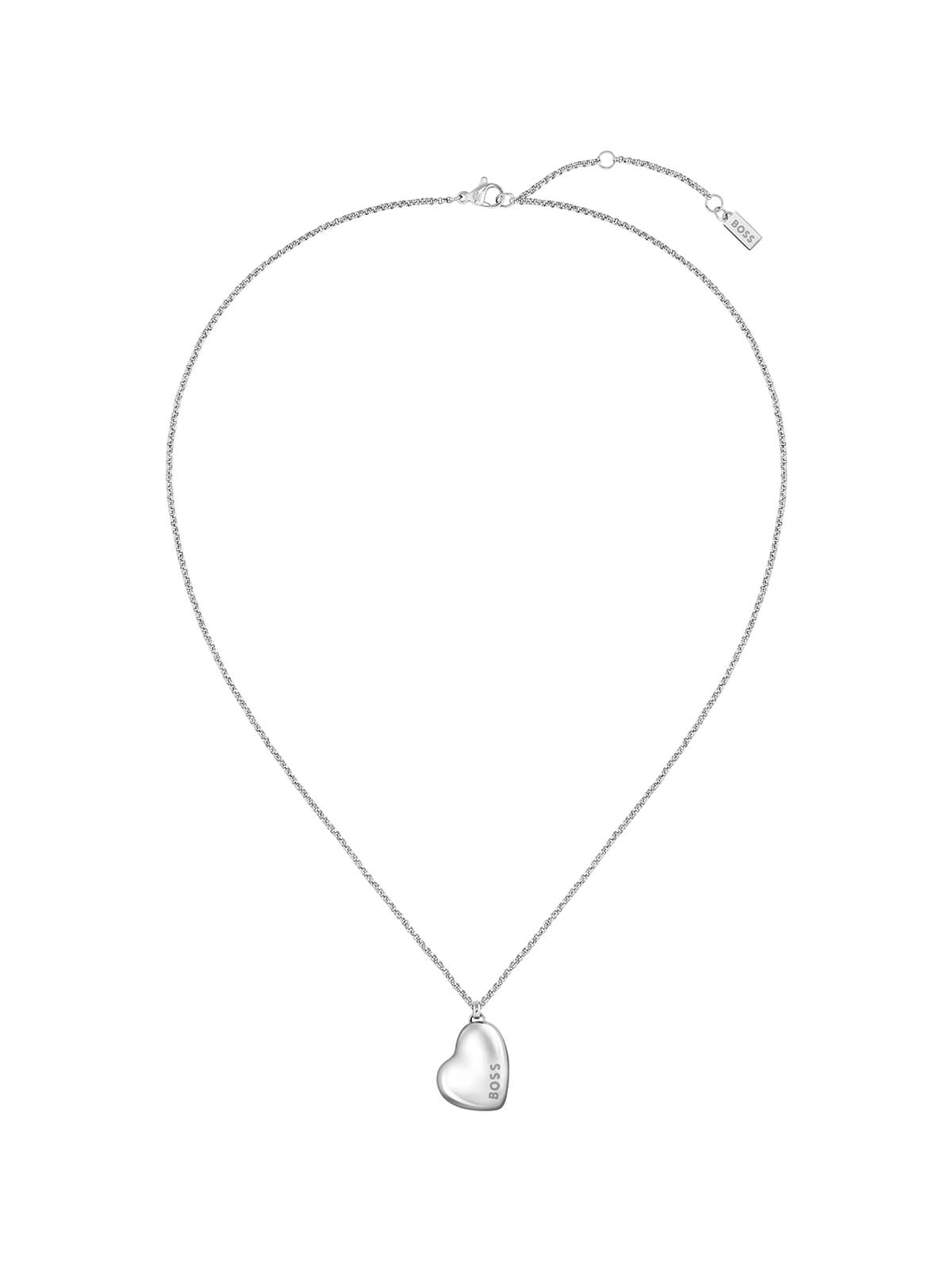 BOSS Honey Heart Necklace in Stainless Steel 1580573