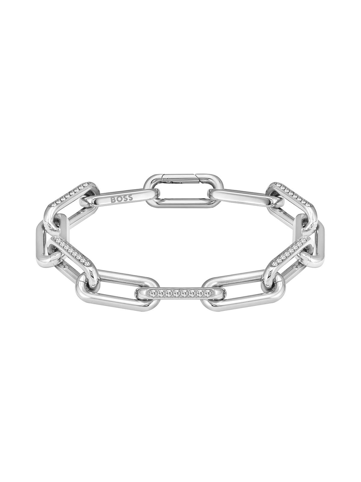 BOSS Halia Crystal Bracelet in Stainless Steel 1580599
