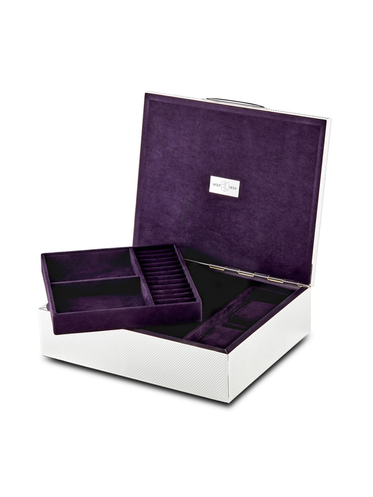 Wolf Silver Medium Watch, Jewellery & Legacy Box *Online Exclusive*