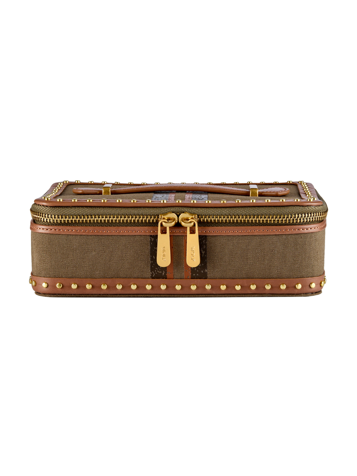 Wolf Ida Travel Jewellery Case - Khaki *Online Exclusive*