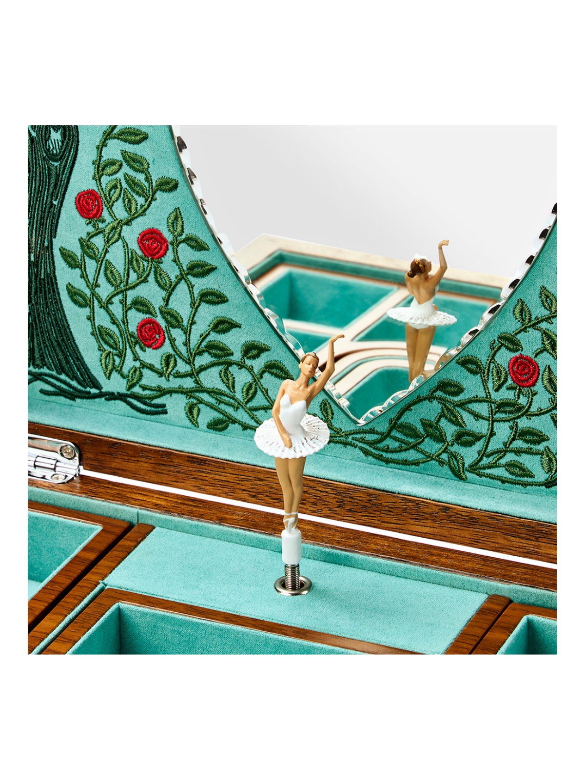 Wolf Ballet Musical Jewellery Box - Sleeping Beauty Walnut Wood *Online Exclusive*