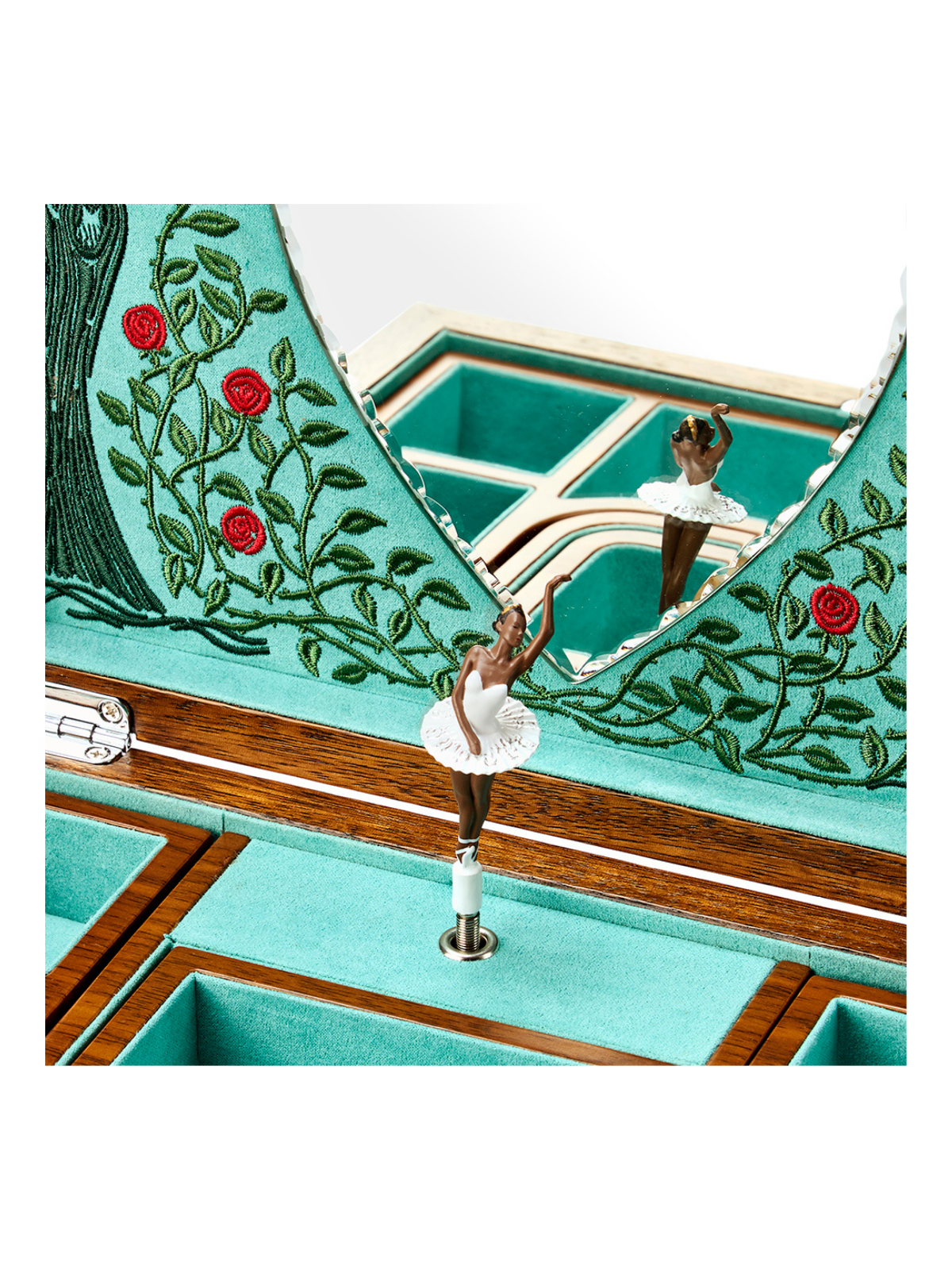 Wolf Ballet Musical Jewellery Box - Sleeping Beauty Walnut Wood *Online Exclusive*