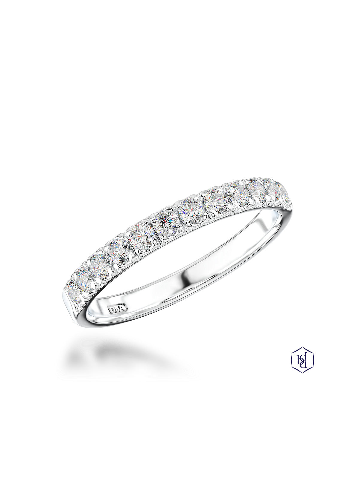 Skye Eternity 0.33ct Diamond Round Brilliant Cut Half Eternity Ring in Platinum