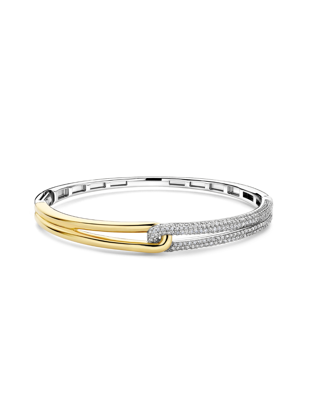 Ti Sento Connected Zirconia Bangle 23085ZY