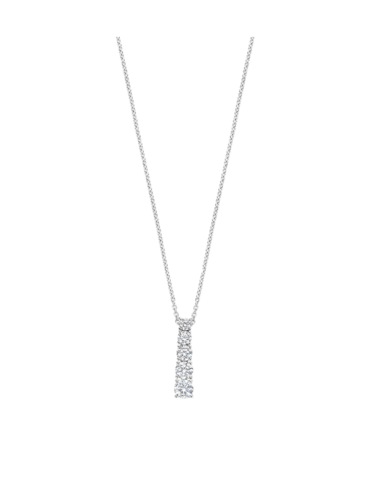 Ti Sento Vertical Zirconia Necklace 34129ZI/42