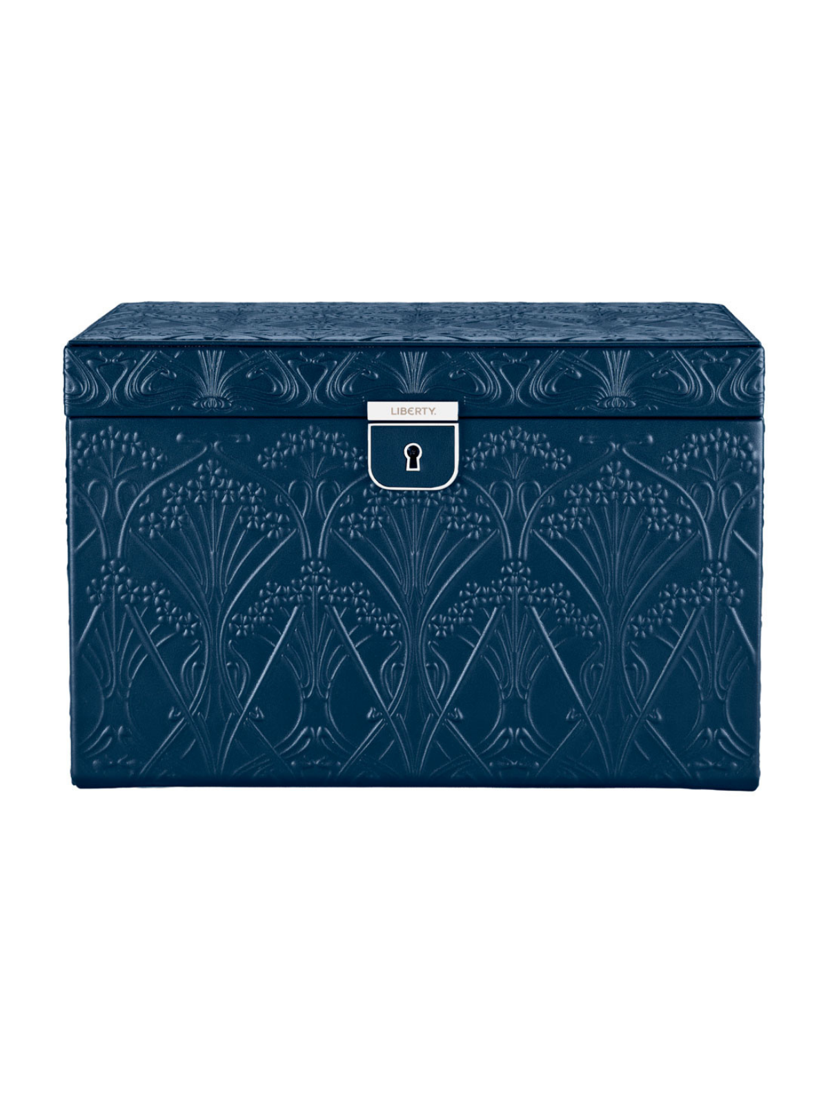 Wolf x Liberty All Over Ianthe Large Jewellery Box - Navy *Online Exclusive*