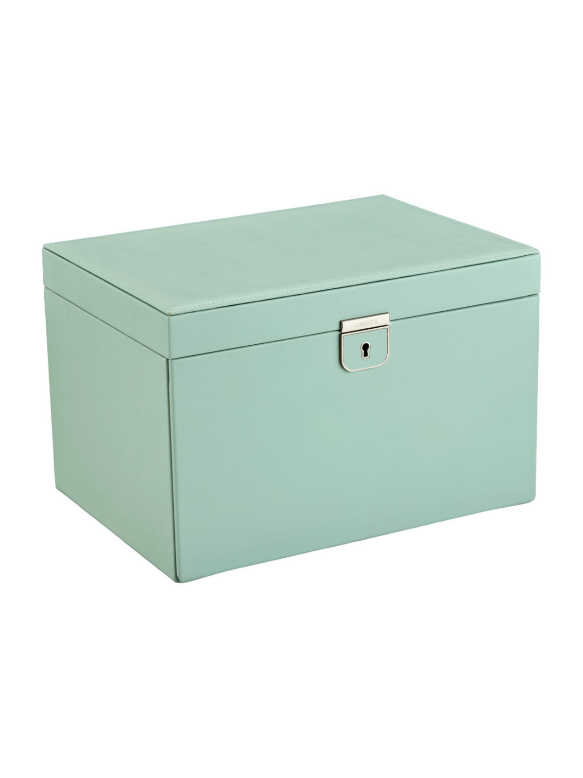 Wolf x Liberty Julia Interior Print Large Jewellery Box - Sage Green *Online Exclusive*