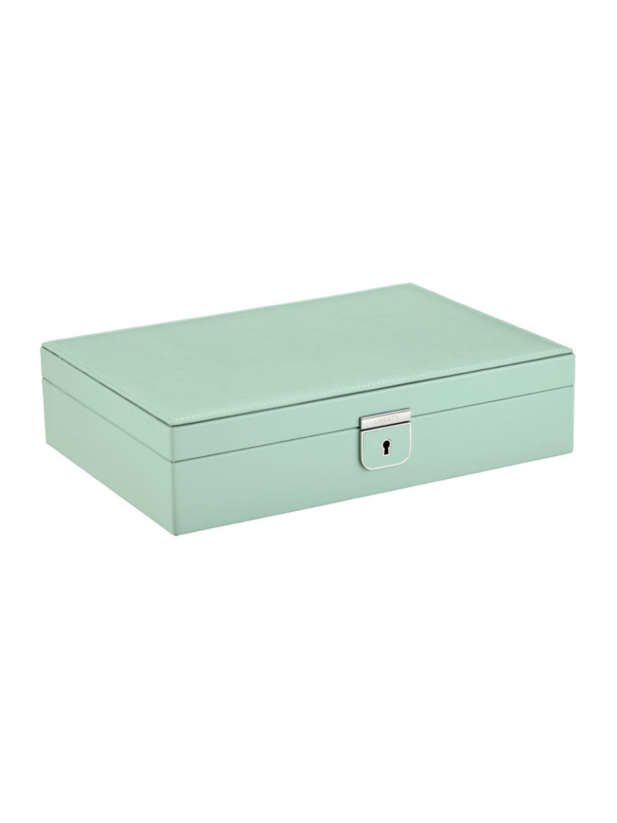 Wolf x Liberty Julia Interior Print Medium Jewellery Box - Sage Green *Online Exclusive*