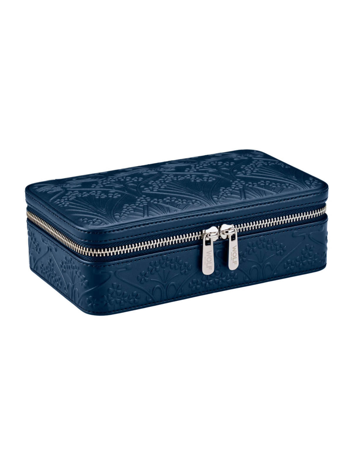 Wolf x Liberty All Over Ianthe Medium Jewellery Case - Navy *Online Exclusive*