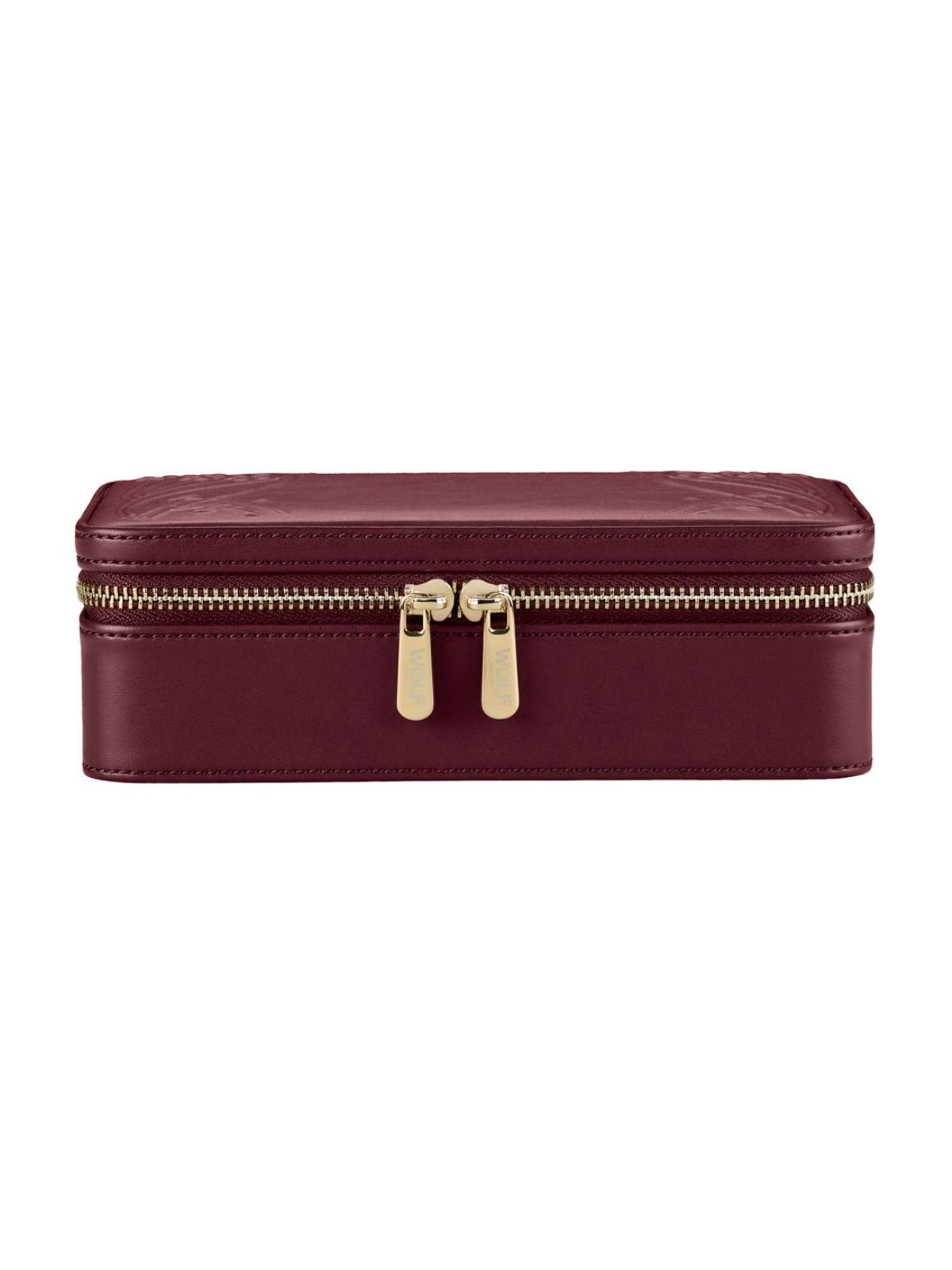 Wolf x Liberty Ianthe Medium Jewellery Case - Burgundy *Online Exclusive*