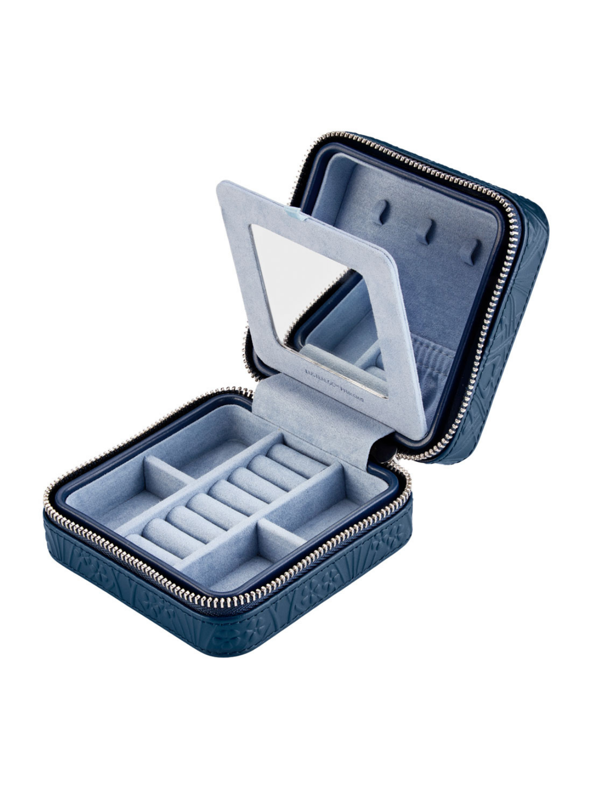 Wolf x Liberty All Over Ianthe Small Jewellery Case - Navy *Online Exclusive*