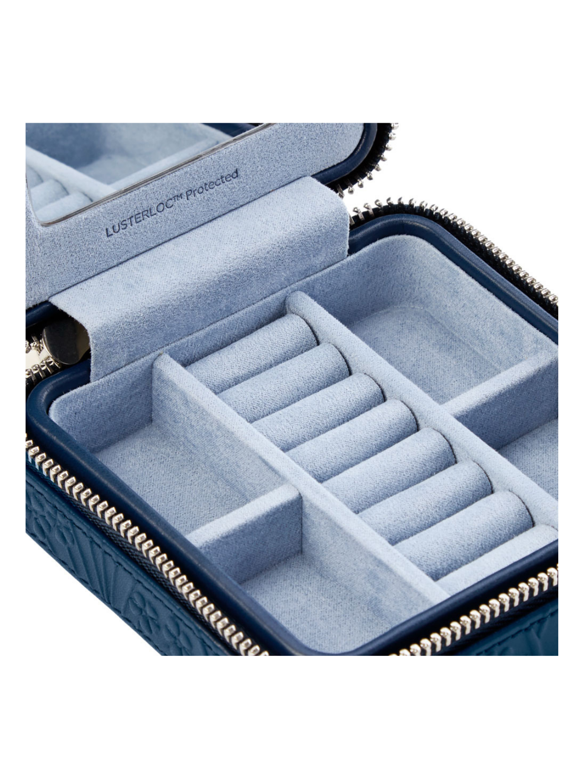 Wolf x Liberty All Over Ianthe Small Jewellery Case - Navy *Online Exclusive*