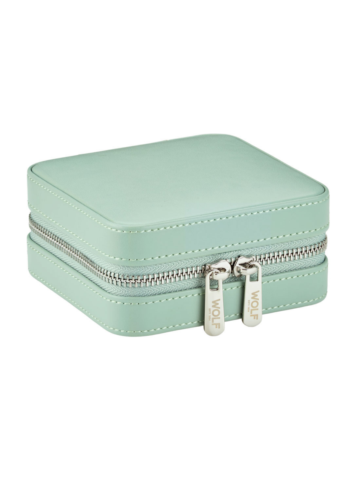 Wolf x Liberty Julia Interior Print Small Jewellery Case - Sage Green *Online Exclusive*