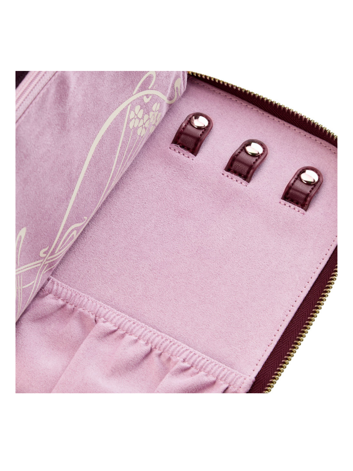 Wolf x Liberty Ianthe Jewellery Portfolio - Burgundy *Online Exclusive*