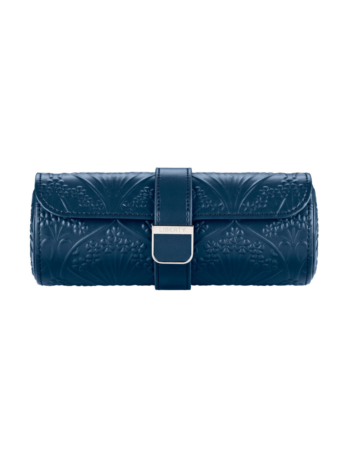 Wolf x Liberty All Over Ianthe Triple Watch Roll - Navy *Online Exclusive*
