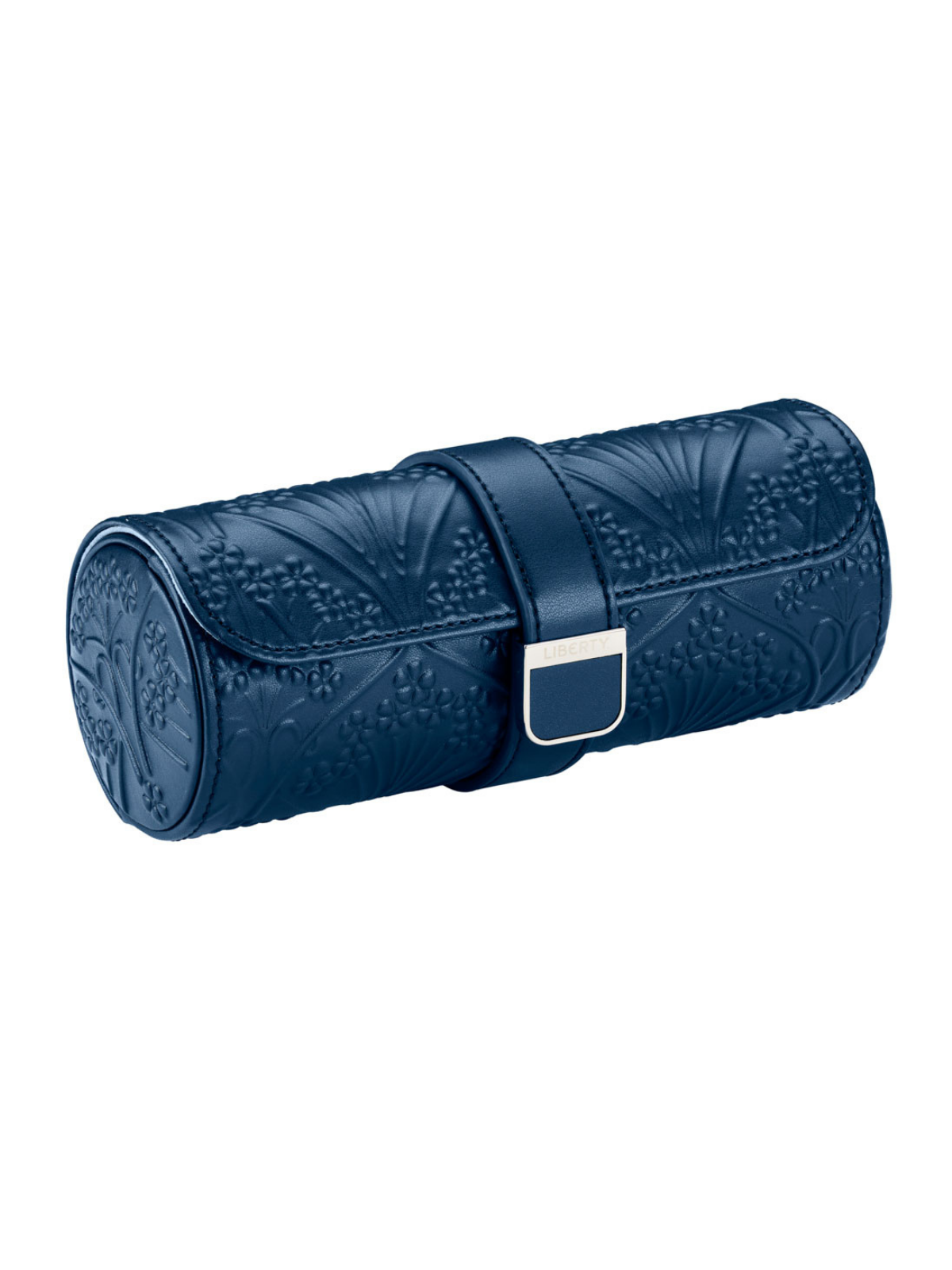 Wolf x Liberty All Over Ianthe Triple Watch Roll - Navy *Online Exclusive*