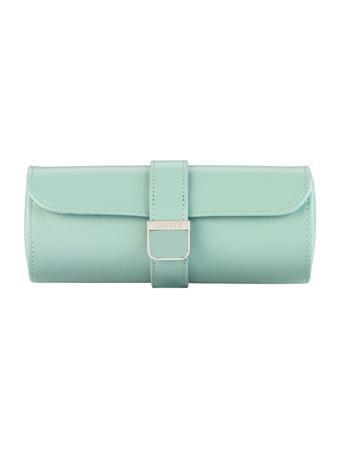 Wolf x Liberty Julia Interior Print Triple Watch Roll - Sage Green *Online Exclusive*