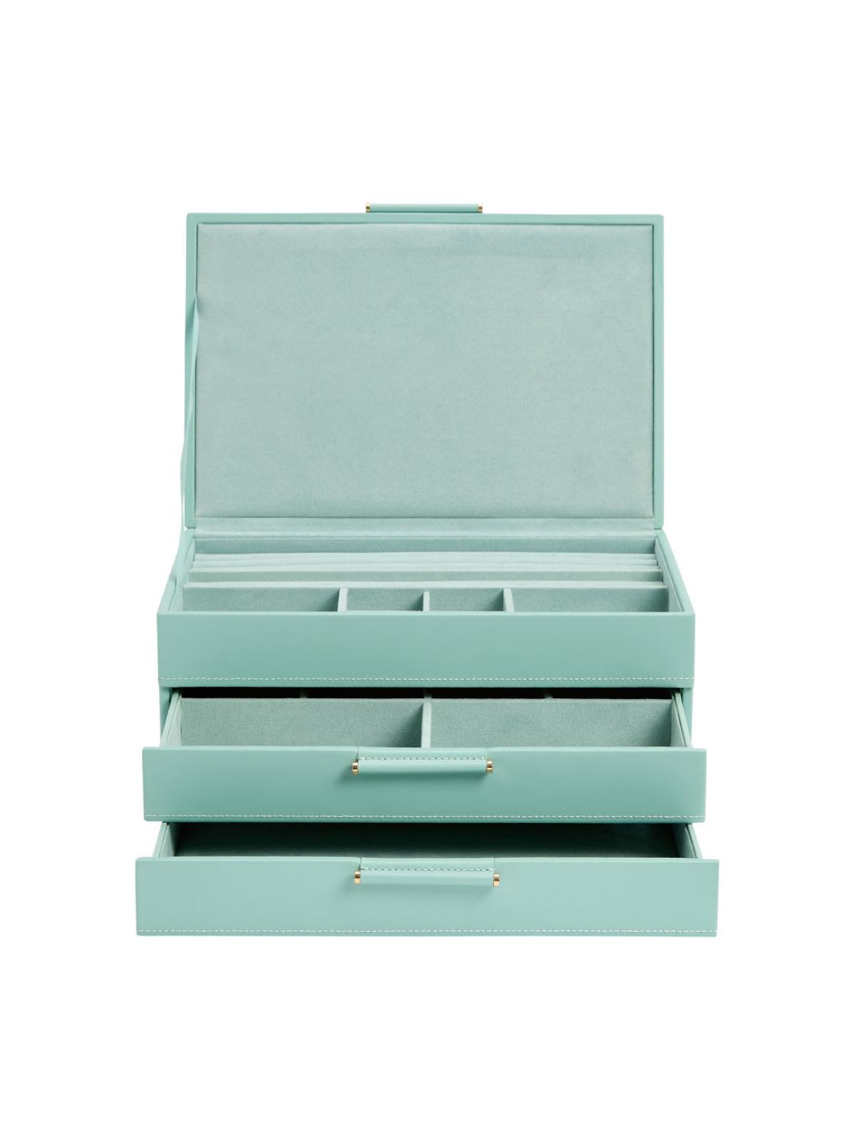 Wolf Sophia Jewellery Box with Drawers - Jade *Online Exclusive*