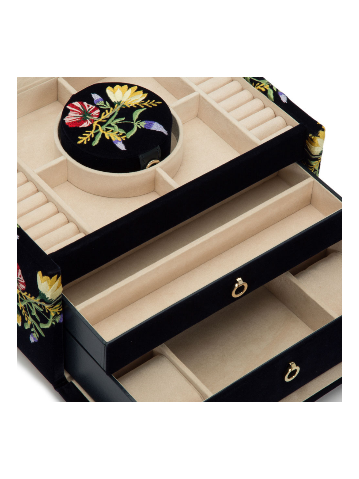 Wolf Zoe Medium Jewellery Box - Indigo *Online Exclusive*