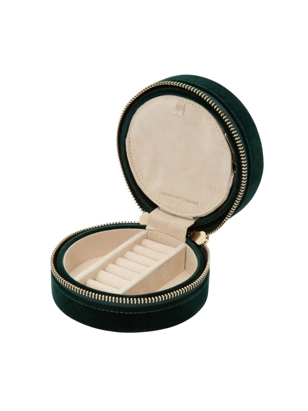 Wolf Zoe Mini Jewellery Box - Forest Green *Online Exclusive*
