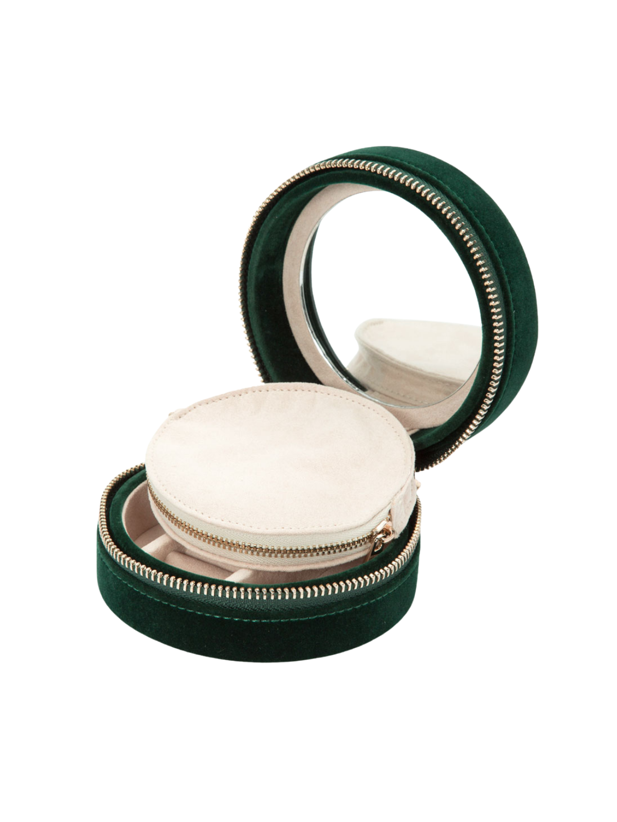 Wolf Zoe Mini Jewellery Box - Forest Green *Online Exclusive*