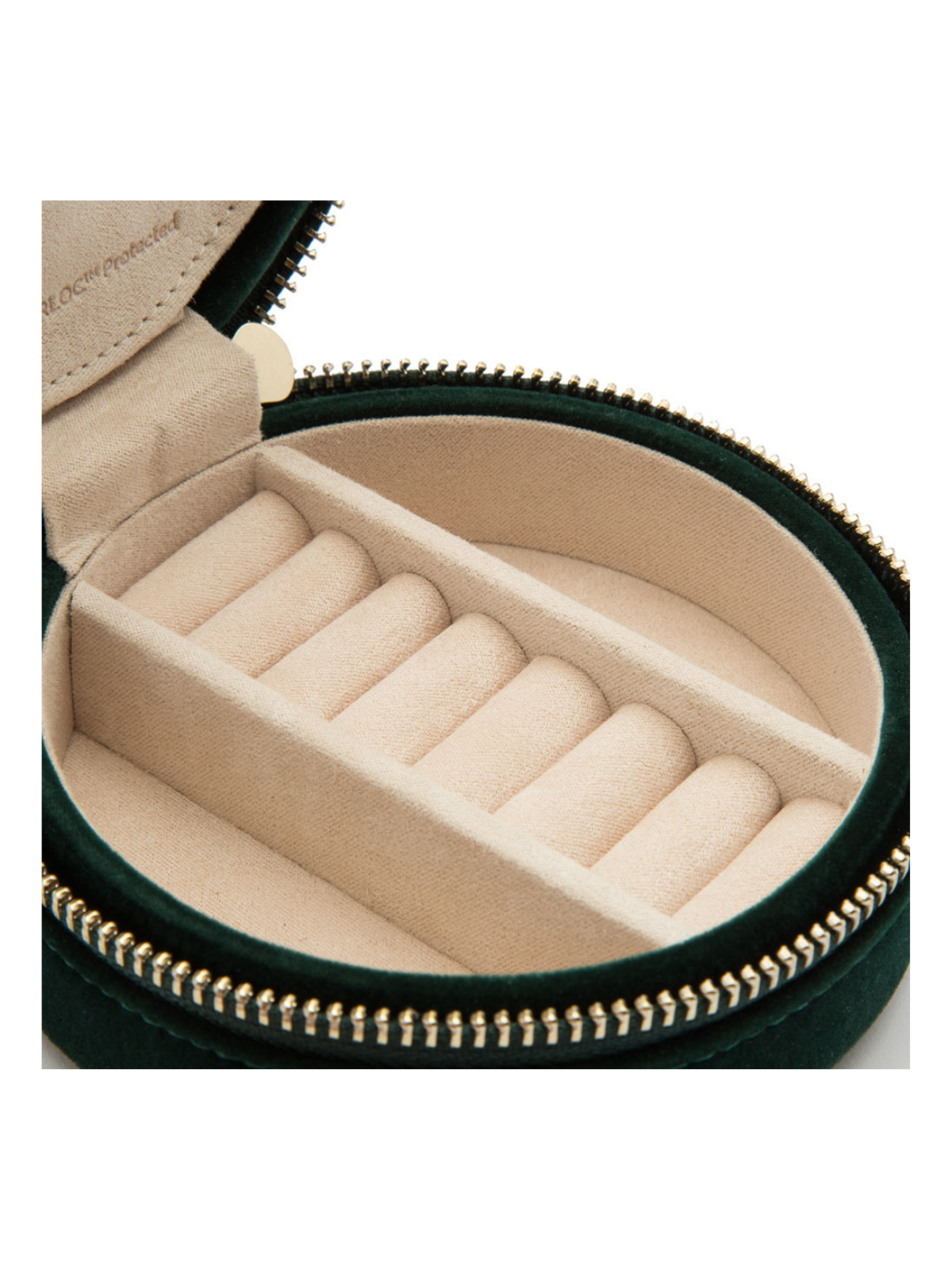 Wolf Zoe Mini Jewellery Box - Forest Green *Online Exclusive*