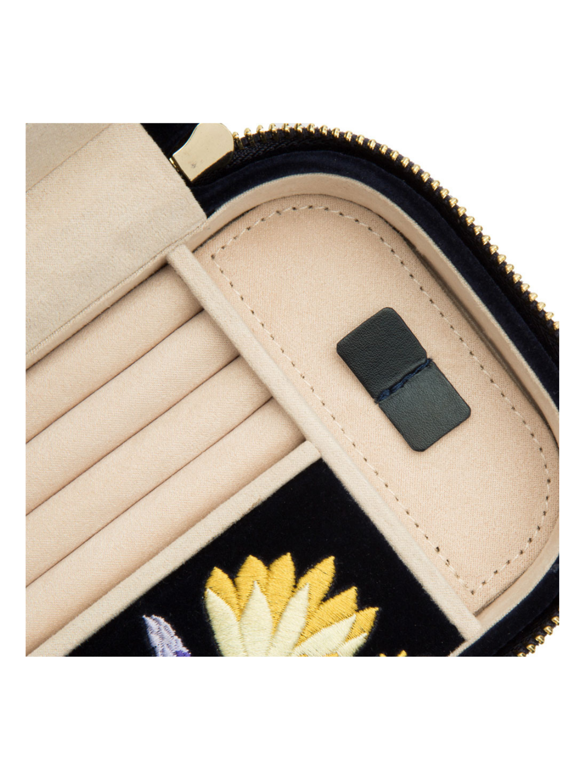 Wolf Zoe Travel Jewellery Box - Indigo *Online Exclusive*