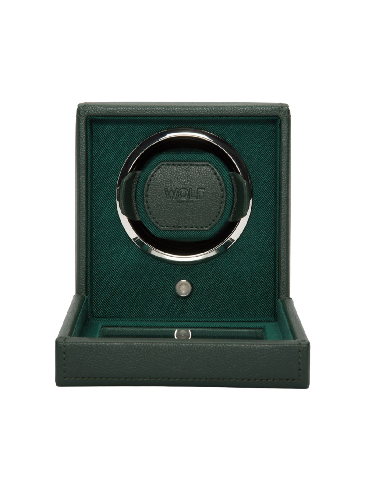 Wolf Cub Single Watch Winder with Cover - Green *Online Exclusive*