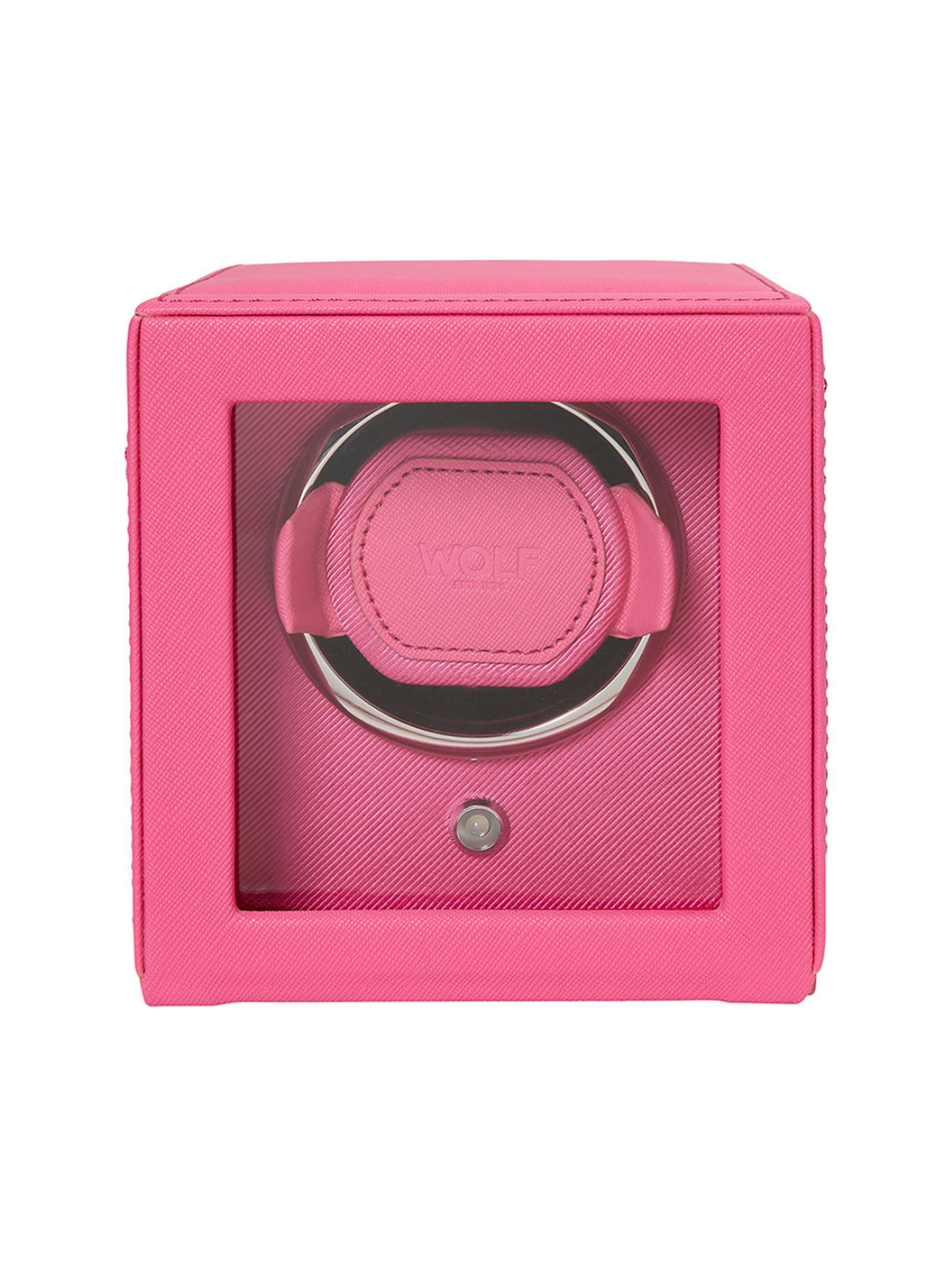 Wolf Cub Single Watch Winder with Cover - Pink *Online Exclusive*
