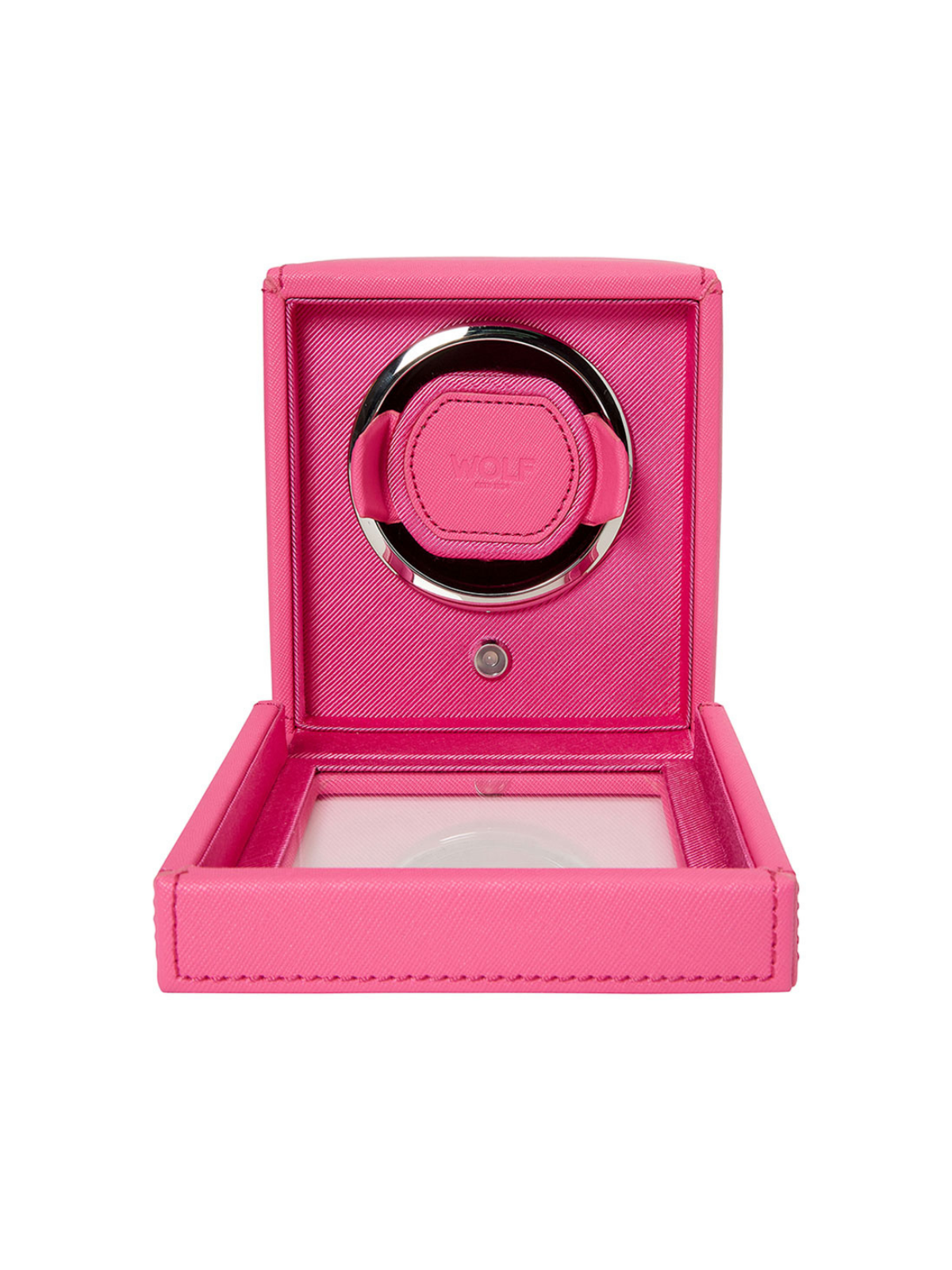 Wolf Cub Single Watch Winder with Cover - Pink *Online Exclusive*